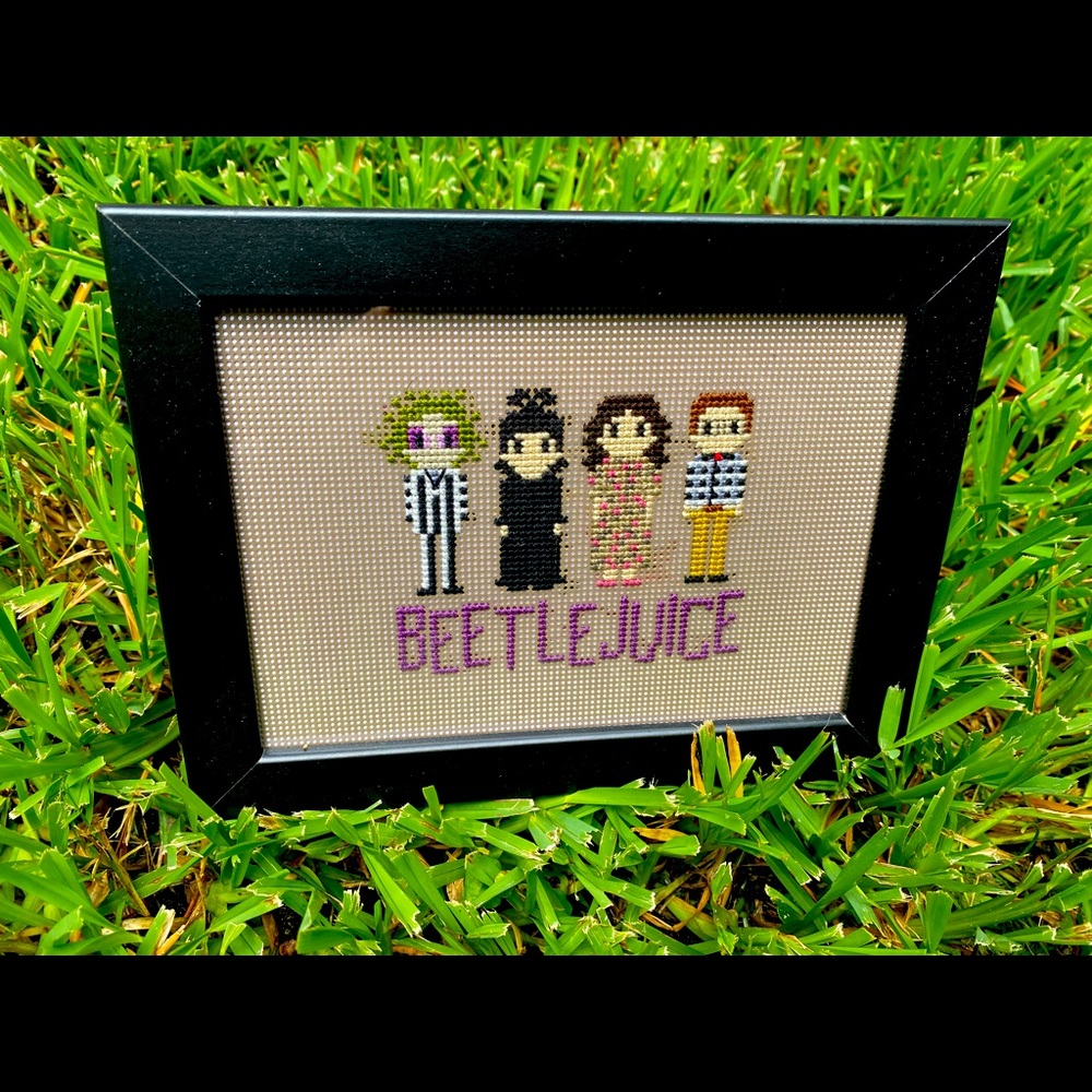 Beetlejuice Cross Stitch Art